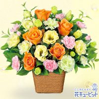 バラとトルコキキョウのアレンジメント【4,000円+税】511571 バラとトルコキキョウのアレンジメント【4,000円+税】511571